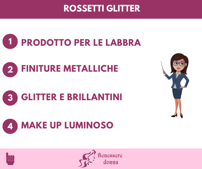 Rossetti Glitter - Riepilogo